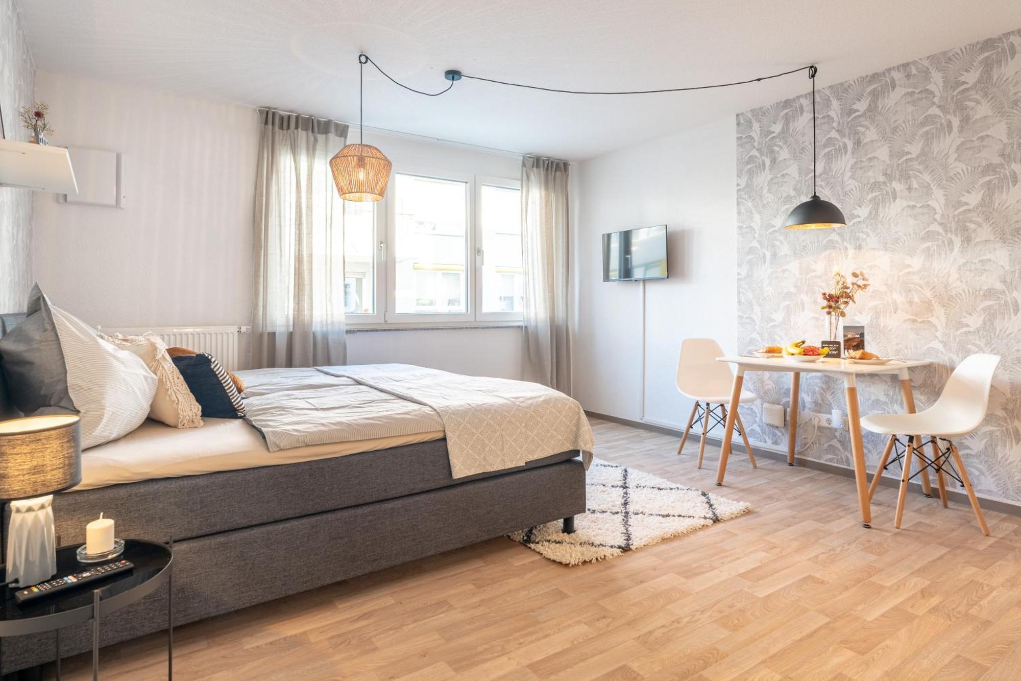 Neu☆Business Apartment☆Messe/Airport☆Tiefgarage Leinfelden-Echterdingen Kamer foto